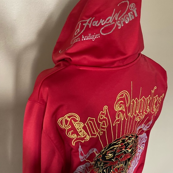 Ed Hardy Red Jacket - Picture 2 of 6